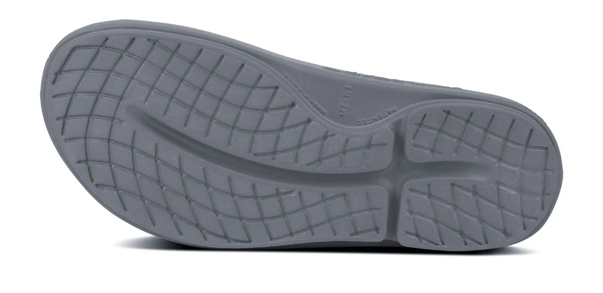Oofos Sandals Men’s OOahh Slide Sandal – Slate