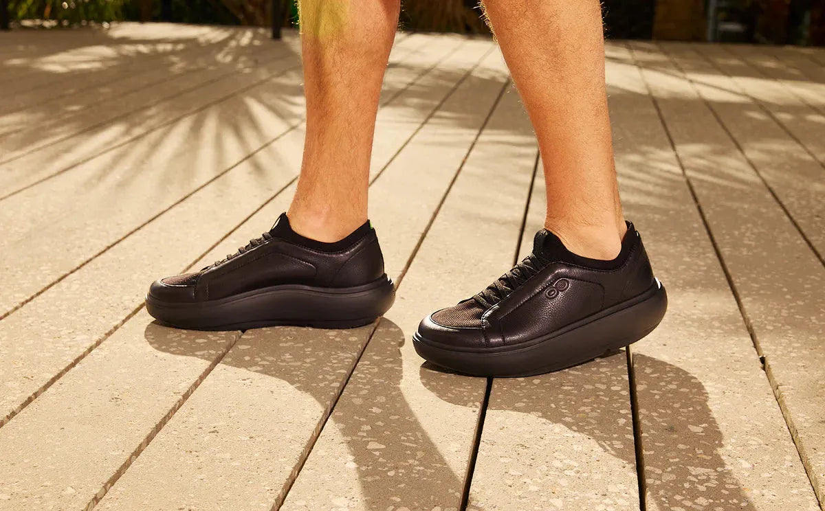 Oofos Sandals Men’s Club+ Black Black