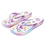 Soft Color Gradient Cartoon Summer Slippers