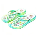 Kawaii Cartoon Platform Flip Flops For Girls