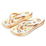 Aesthetic Pastel Cartoon Wedge Sandals